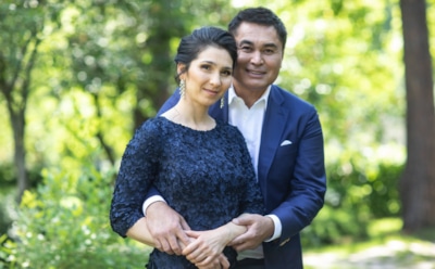 Арман Давлетьяров с женой