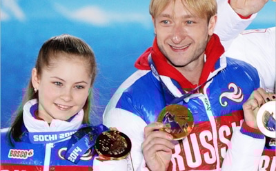 "Ветеран" и "красотуля". Фурор Плющенко и Липницкой на Олимпиаде