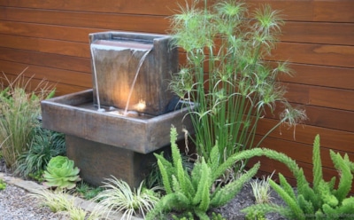 Дизайнерские идеи: домашний фонтан в интерьере