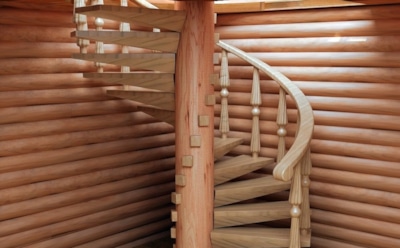 Винтовые лестницы - компактно и безопасно