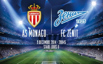 ЛЧ 2014/2015. Матч "Монако" - "Зенит"