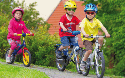 Как приобщить ребенка к катанию на велосипеде?