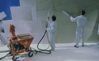 Преимущества машинной штукатурки