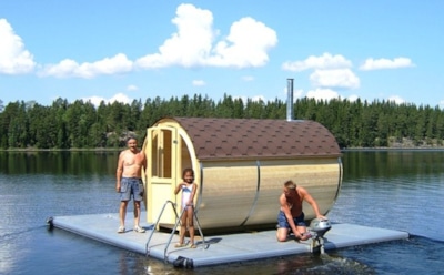 Возведение плавучей бани: что нужно знать?