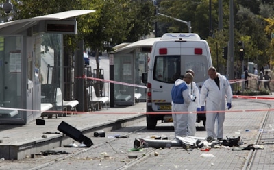 В Иерусалиме грузовик наехал на пешеходов