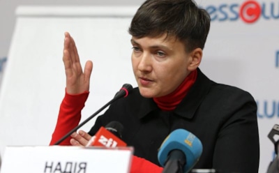 Савченко призывает "сдать" Крым, чтобы вернуть Донбасс