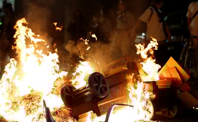 В Вашингтоне мужчина пытался сжечь себя в знак протеста против Трампа