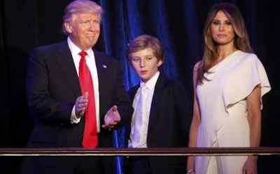 Дочь Хиллари Клинтон заступилась за 10-летнего сына Трампа