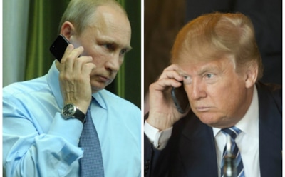 Путин и Трамп провели первый телефонный разговор