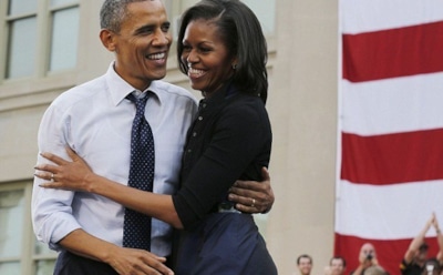 В Сети появились фото "свободной" жизни Барака и Мишель Обамы
