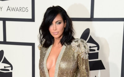 Ким Кардашьян показала свою первую фотосессию 80-х годов