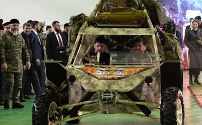 Кадыров протестировал военный багги «Чаборз М-3» чеченского производства