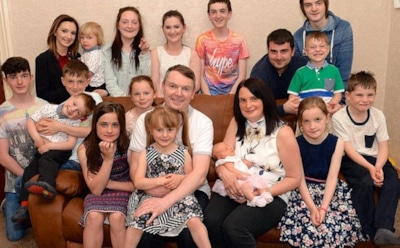 В Великобритании 41-летняя женщина беременна 20-м ребенком