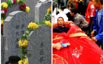 Китаец устроил себе "пробные" похороны, чтобы поприсутствовать на них