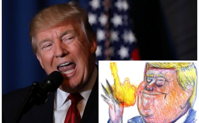 Charlie Hebdo высмеял Трампа после ракетного удара США по Сирии