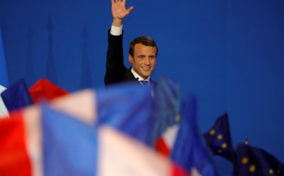 Результаты выборов во Франции: в первом туре  победил Эммануэль Макрон