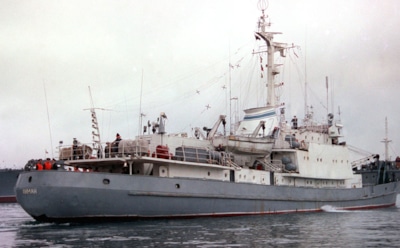 В Черном море затонуло российское судно "Лиман"