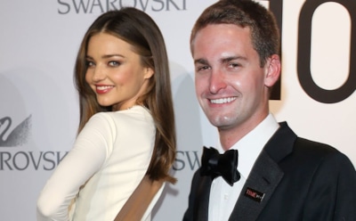 Основатель Snapchat Эван Шпигель и модель Миранда Керр поженятся