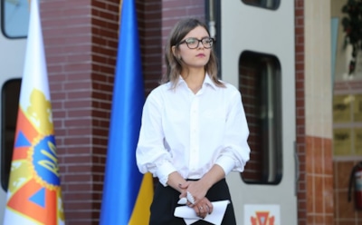 В Украине на аукцион выставили завтрак с замглавы МВД Анастасией Деевой