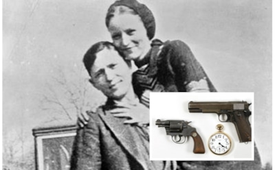 В США на аукцион выставили гангстерские украшения Бонни и Клайда