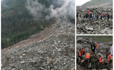 Масштабный оползень в Китае: более 140 человек пропали без вести