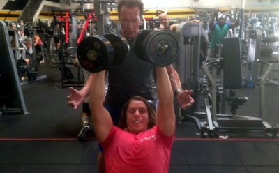 Внебрачный сын Арнольда Шварценеггера решил пойти по стопам отца