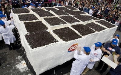 Самый большой торт в мире, вошедший в Книгу рекордов Гиннеса