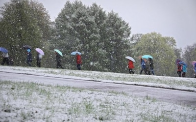 В Норильске выпал первый июльский снег