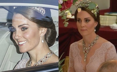 Кейт Миддлтон сверкнула грудью на светском приёме в Букингемском дворце