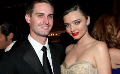 В Сети появились первые свадебные фото Миранды Керр и Эвана Шпигеля