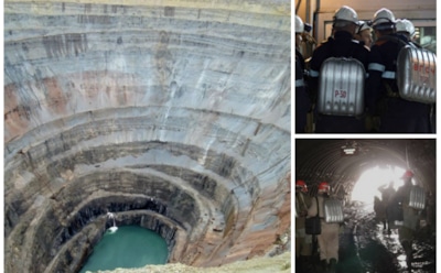 Затопление рудника "Мир": под землей остаются 9 горняков