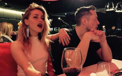 СМИ: Илона Маска и Эмбер Херд застали за поцелуями после расставания