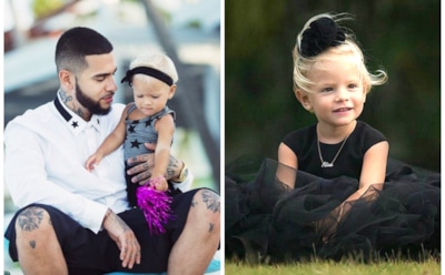 3-летняя дочь Тимати трогательно поздравила отца с днем рождения