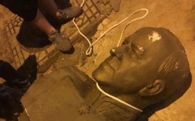 В Одессе вандалы осквернили бюст маршала Жукова