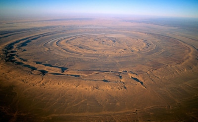 Космонавт МКС опубликовал фотографию «Глаза Сахары»