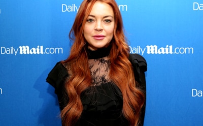 Линдси Лохан предстала в новом образе без яркого макияжа