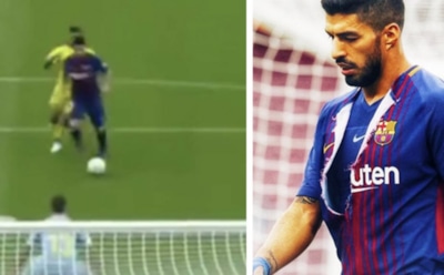 Игрок «Барселоны» промахнулся и порвал на себе футболку