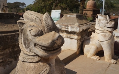 В Индии мусорную урну приняли за фигуру божества