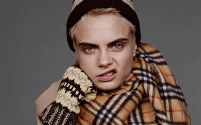 25-летняя Кара Делевинь приняла участие в фотосессии топлес