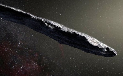 В Сети появилось видео движения астероида в форме сигары