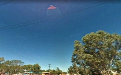 На картах Google обнаружили НЛО в форме женской груди