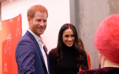 Принц Гарри впервые вышел в свет с невестой Меган Маркл