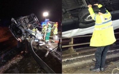 Английский полисмен удержал грузовик от падения с моста голыми руками