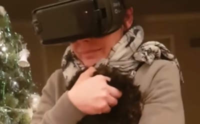 В Сети обсуждают забавную ошибку женщины с собакой