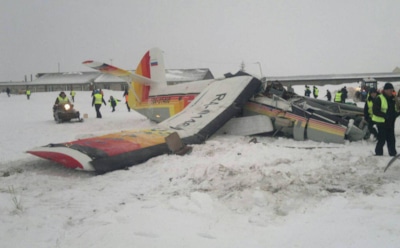 При падении самолета в Нарьян-Маре погибли четыре человека
