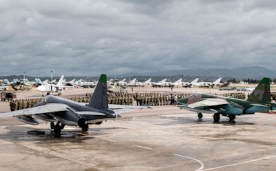 При обстреле авиабазы Хмеймим погибли двое военнослужащих