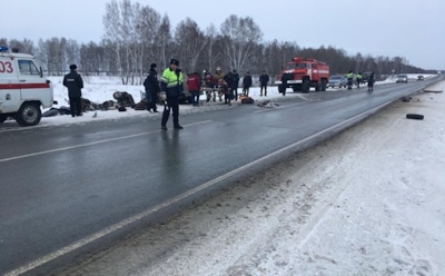 Шесть человек погибли в ДТП под Новосибирском