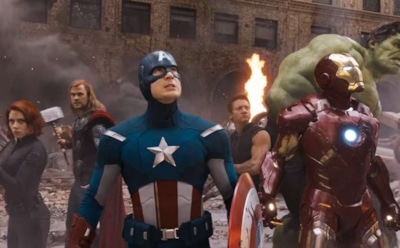 Завершение съемок новых «Мстителей» отметили огромным тортом