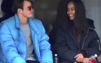 Дочь Обамы застукали на прогулке с бойфрендом