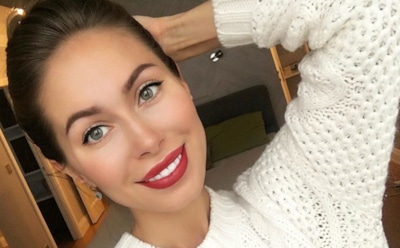 30-летняя Галинка Миргаева продемонстрировала стальной пресс